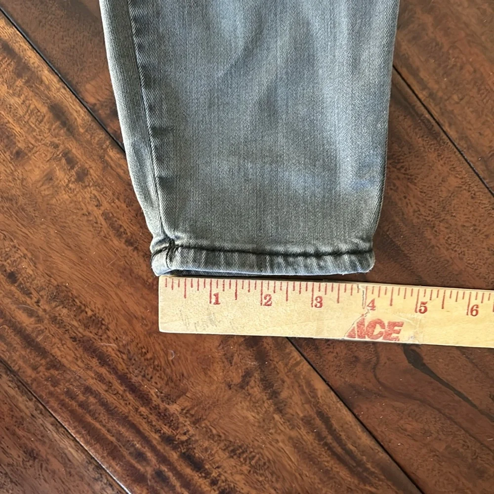 Pistola | Audrey moto skinny jeans low rise washed black denim ribbed knees - Picture 4 of 13